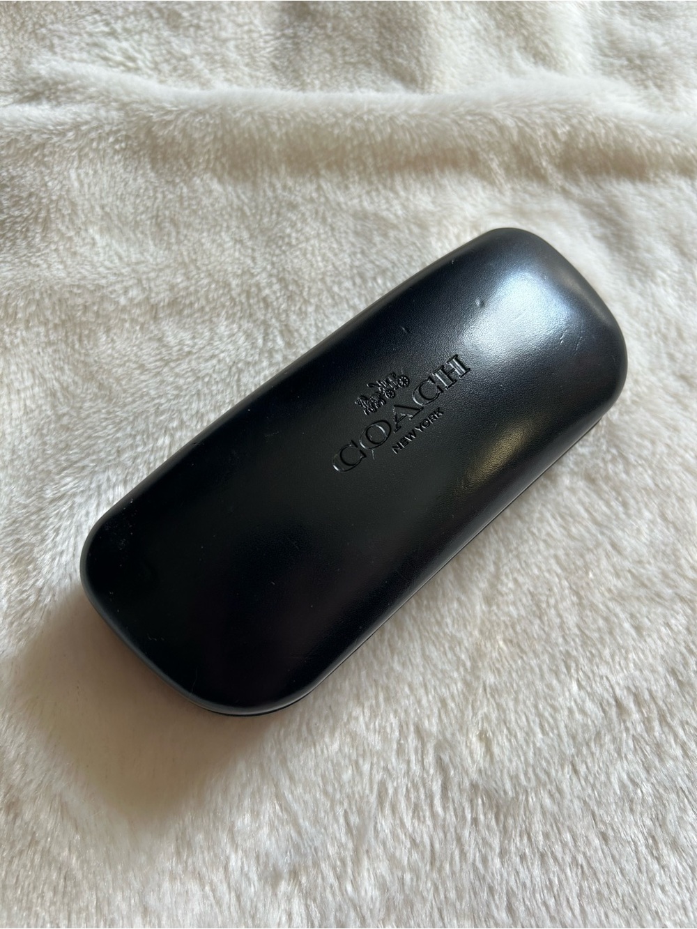 Coach black glasses sunglasses hardshell case